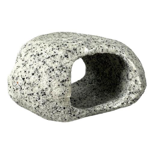 Large sand stone aquarium rock ornament with hole, perfect for enhancing underwater environments.