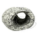 Sand Stone aquarium rock ornament with hole, designed for fish shelter and blending into aquatic environments.