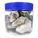 Scenery Rock Scape Bottle with assorted gray rock pieces for aquascaping projects, featuring a blue screw-top lid.