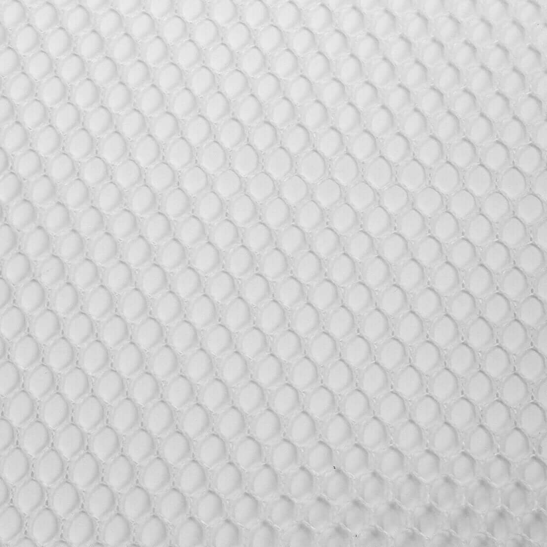close-up of large mesh filter bag material showing fine mesh design for effective filtration media use