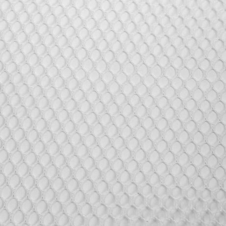 close-up of large mesh filter bag material showing fine mesh design for effective filtration media use