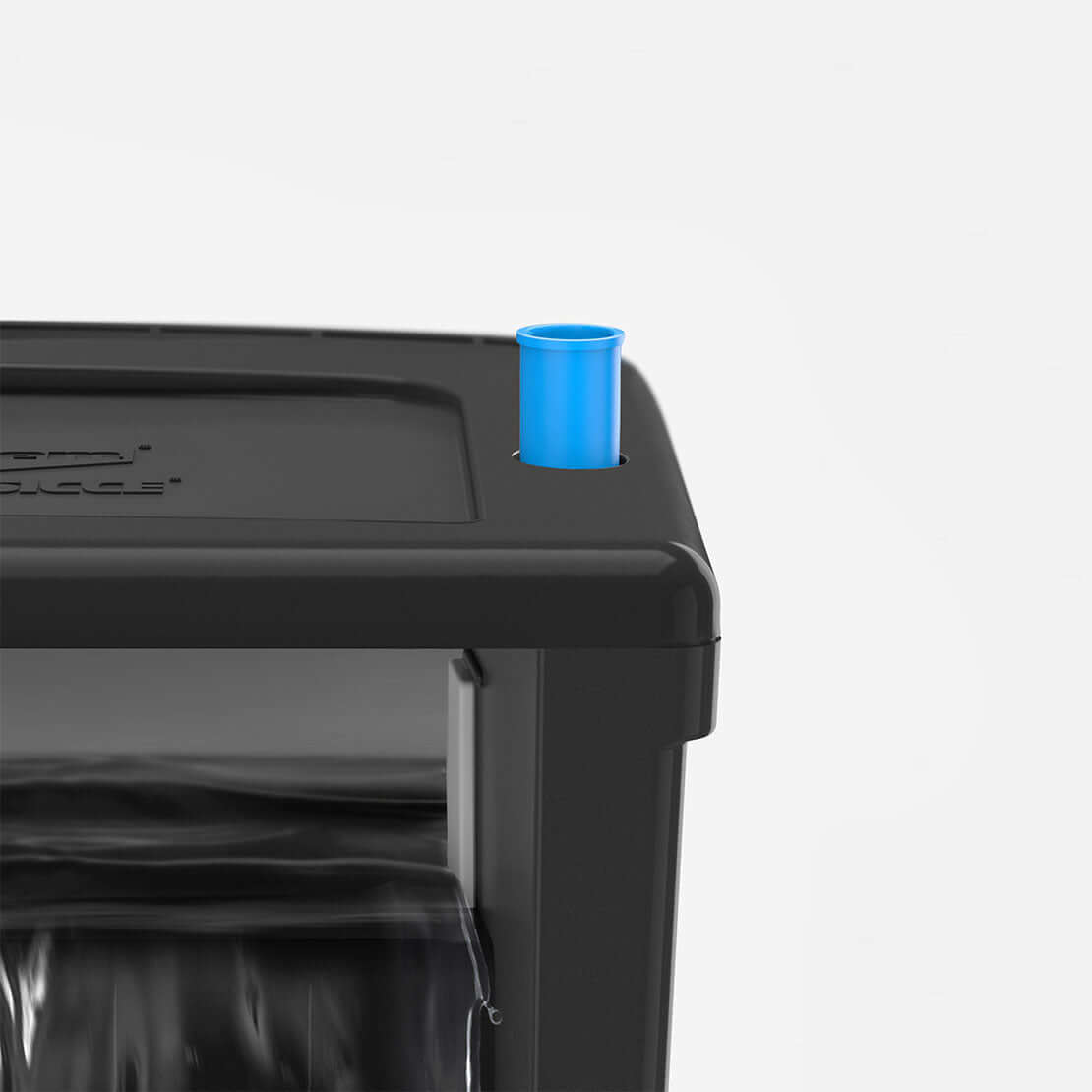 Seachem Tidal Power Filter top view featuring blue self-priming pump inlet for optimal aquarium filtration.