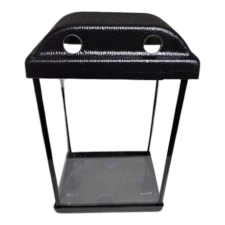 Siamese Fighter Betta glass tank with black canopy, size 15 x 11.5 x 23.5cm, designed for optimal fish viewing.
