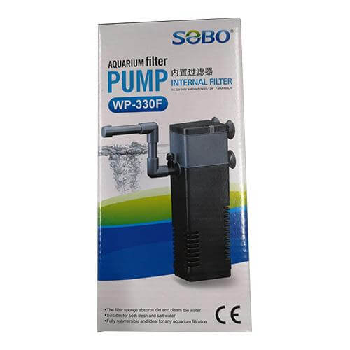SOBO WP-330F internal aquarium filter with sponge absorption for clean water and energy efficiency.