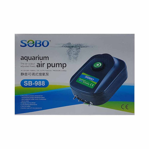 SOBO SB988 Air Pump - Buy Online - Jungle Aquatics