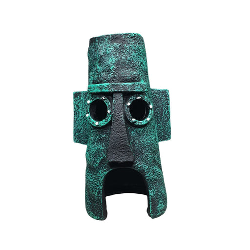 SpongeBob SquarePants Squidward home ornament, 9.5 x 8 x 15cm, vibrant green and black design, perfect for fans and decoration.