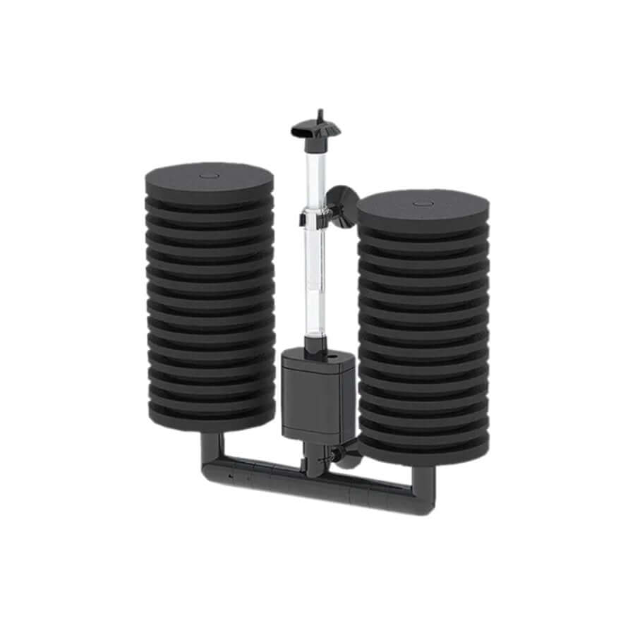 Sun Sun Biochemical Sponge Filter with Pump for aquarium water filtration and circulation, featuring adjustable telescopic pipe.