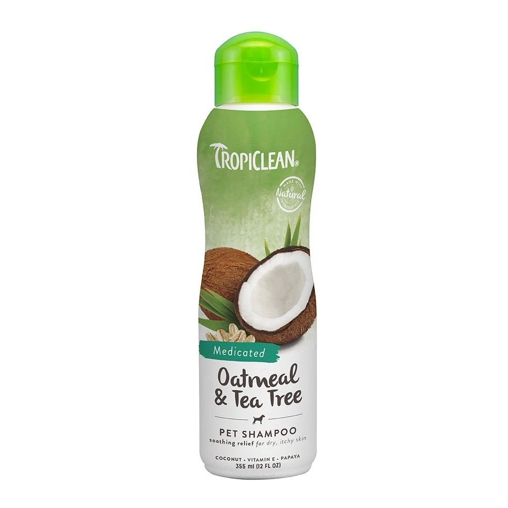 Tropiclean Shampoo - Oatmeal & Tea Tree 355ml - Buy Online - Jungle Aquatics