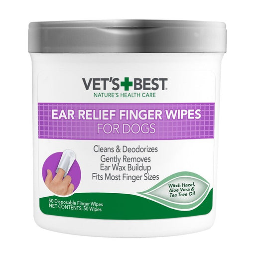 Vets Best Ear Finger Wipes - Buy Online - Jungle Aquatics