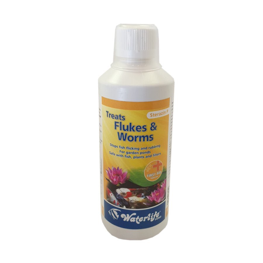 Waterlife Sterazin P 500ml Treats Flukes and Worms in Pond Fish - Buy Online - Jungle Aquatics