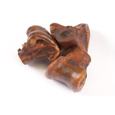Yips & Yaps Ostrich Knuckles dog treats, natural chewing bones rich in minerals and nutrients for dogs.