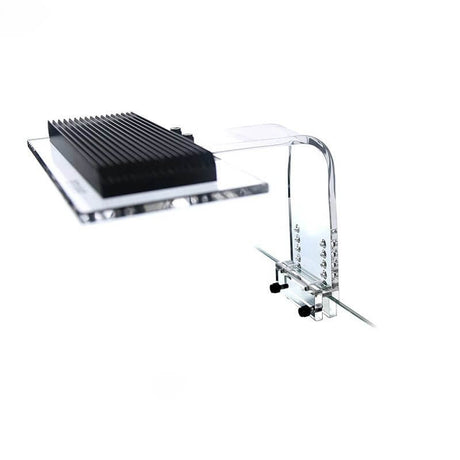 Zetlight Aqua ZA1201-Ai WiFi Marine LED light fixture for aquariums, featuring a sleek design and mounting bracket.