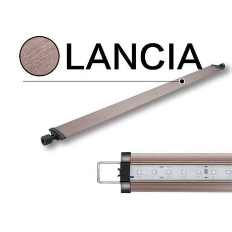 Zetlight Lancia 2 Marine Tank LED Light showcasing aluminum body and light features for coral growth.