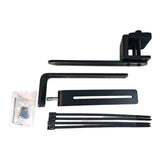 Zetlight X9 Aluminum Bracket mounting arm with accessories for LED lights, includes mounting screws and ties.